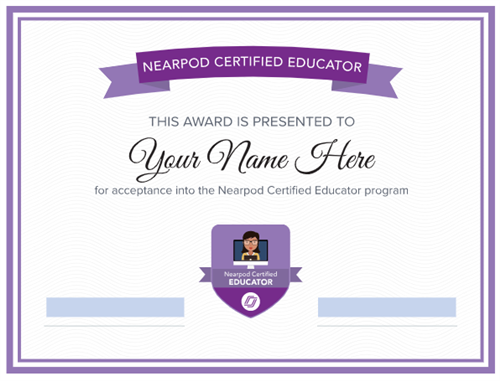 nearpod certified educator 